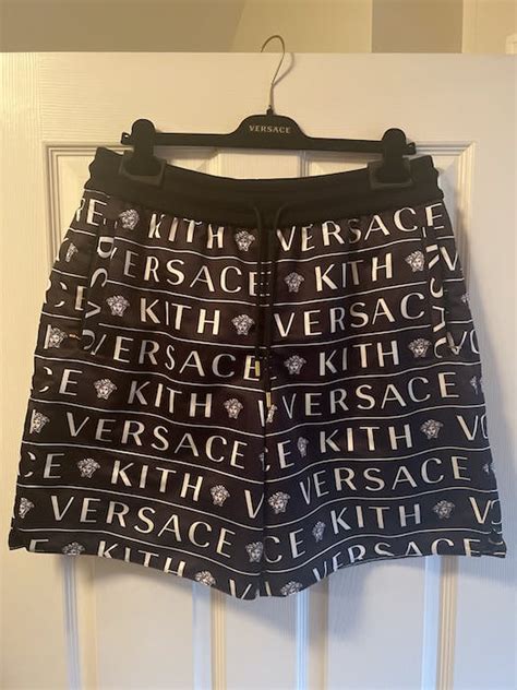 kith versace shorts for sale|Kith x Versace Monogram Nylon Short Black Men's.